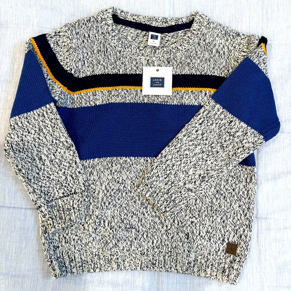 NWT Janie and Jack sweater, size 4T